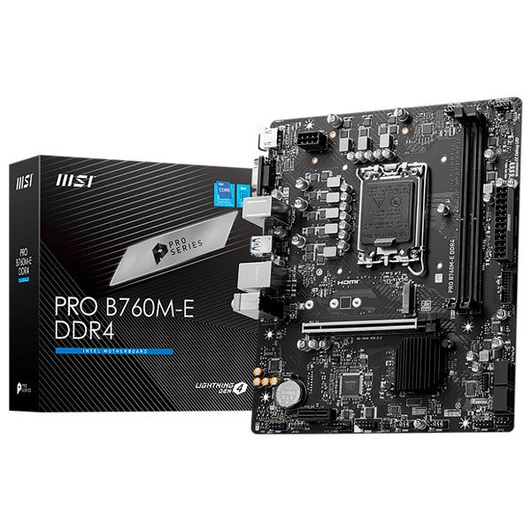 MSI PRO B760M-E DDR4 Motherboard — Mallar, Bakı