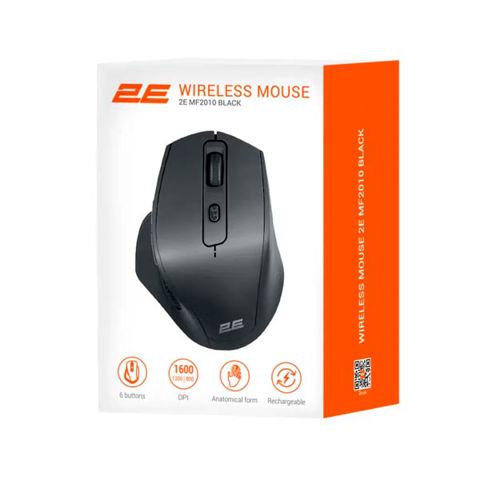 2E Mouse MF2010 Rechargeable, WL, black 2E-MF2010WB — ITM Store
