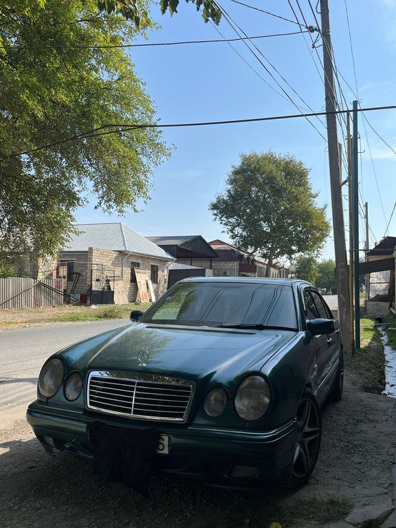 Mercedes E 320, 3.2 L, 1995 il, 250 000 km — Avtomobillər, Şəmkir (3)
