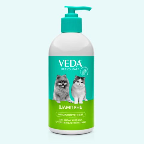 İtlər və pişiklər üçün Veda, hipoallergen şampun, 500 ml — Bakı