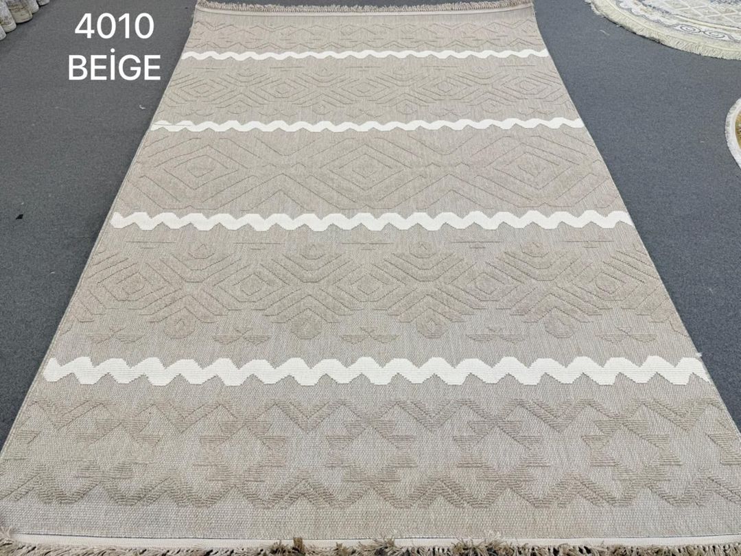 Xalça 4010, bej/ağ, 250x350 sm — Mallar, Bakı
