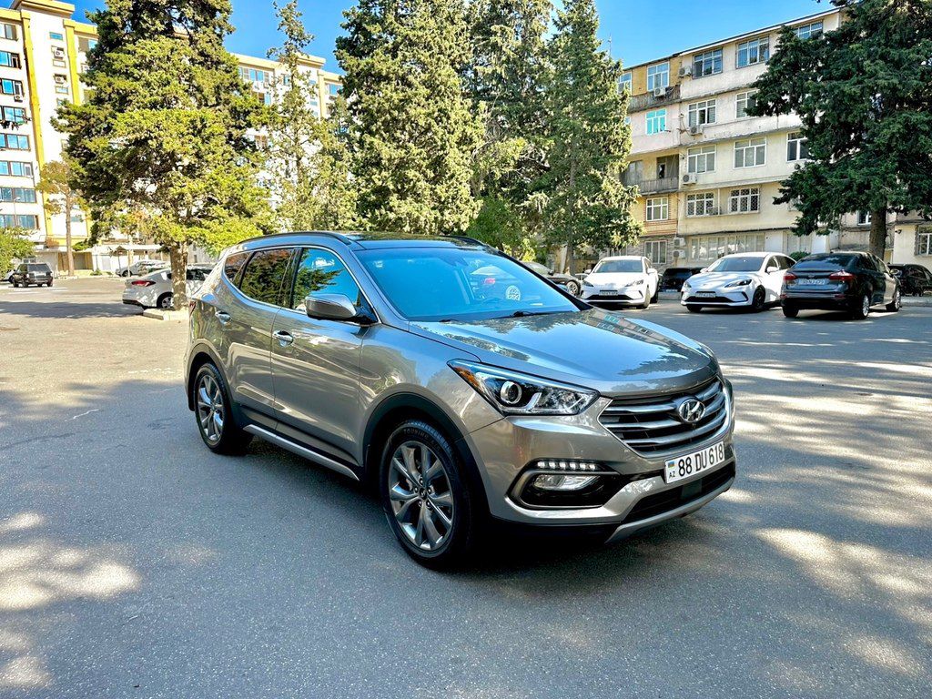 Hyundai Santa Fe, 2.0 L, 2017 il, 118 000 km 88-DU-618 — Avtomobillər, Bakı (3)
