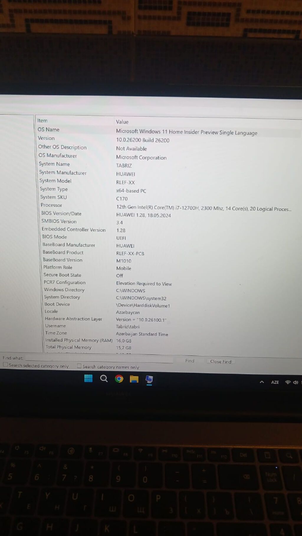 Noutbuk əla vəziyyətdədir, heç bir problemi yoxdur. Səliqəli istifadə — Huawei, Bakı (3)