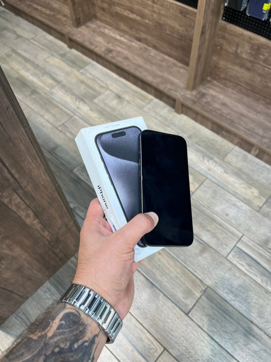 Apple iPhone 15 Pro Black Titanium 256GB/8GB — Smartfonlar, Bakı (3)