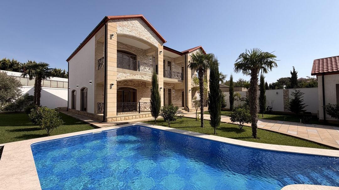 Satılır 6 otaqlı həyət evi/bağ evi 550 m² — Ev, villa, Bakı (2)
