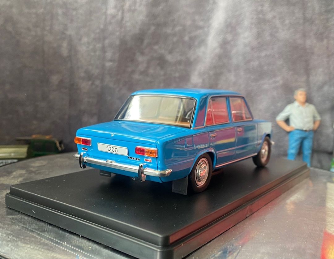 Коллекционная модель VAZ-2101 Lada 1200 blue 1970 — Kolleksiyalar, Bakı (11)