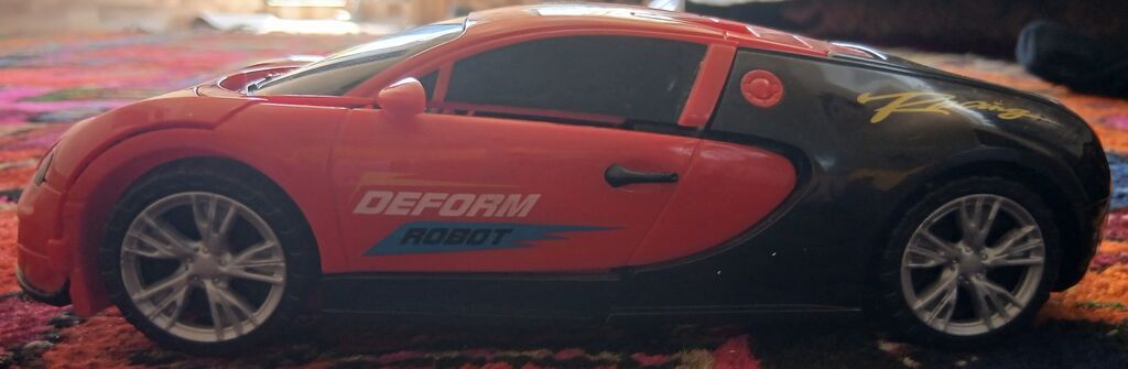 Uşaq oyuncağı – “Deform Robot” sport maşını Maşının düyməsini "on" — Oyuncaq figuraları, Digah (4)