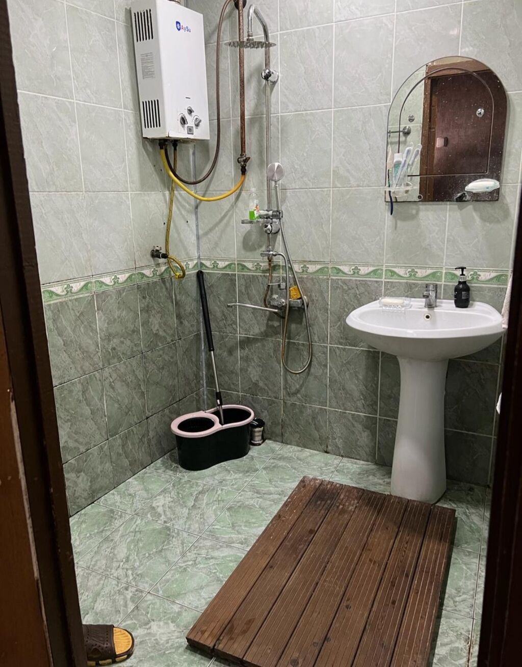 Bakı, Hövsan qəs., 3 otaqlı, Köhnə tikili, m. Həzi Aslanov, 61 kv. m — Mənzil, Bakı (7)