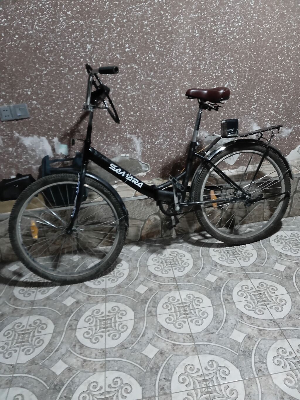 Samara şəhər velosipedi – xüsusi sükanlı, akkumulyatorlu işıqlı — Yol velosipedləri, Quba (2)