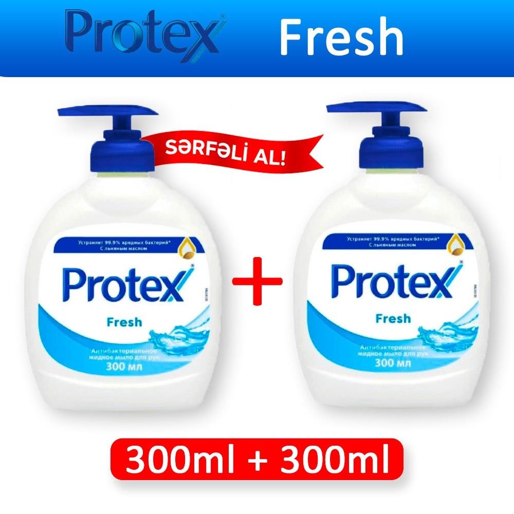 Maye sabun Protex Fresh Antibakterial 2x300 ml — Mallar, Bakı