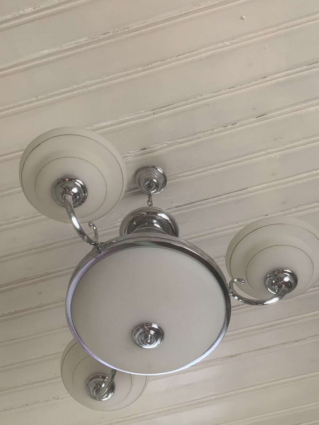 Çılçıraq, 3 lampa, Şüşə — Tavan is?qlar? v? cilc?raqlar, Bakı (3)