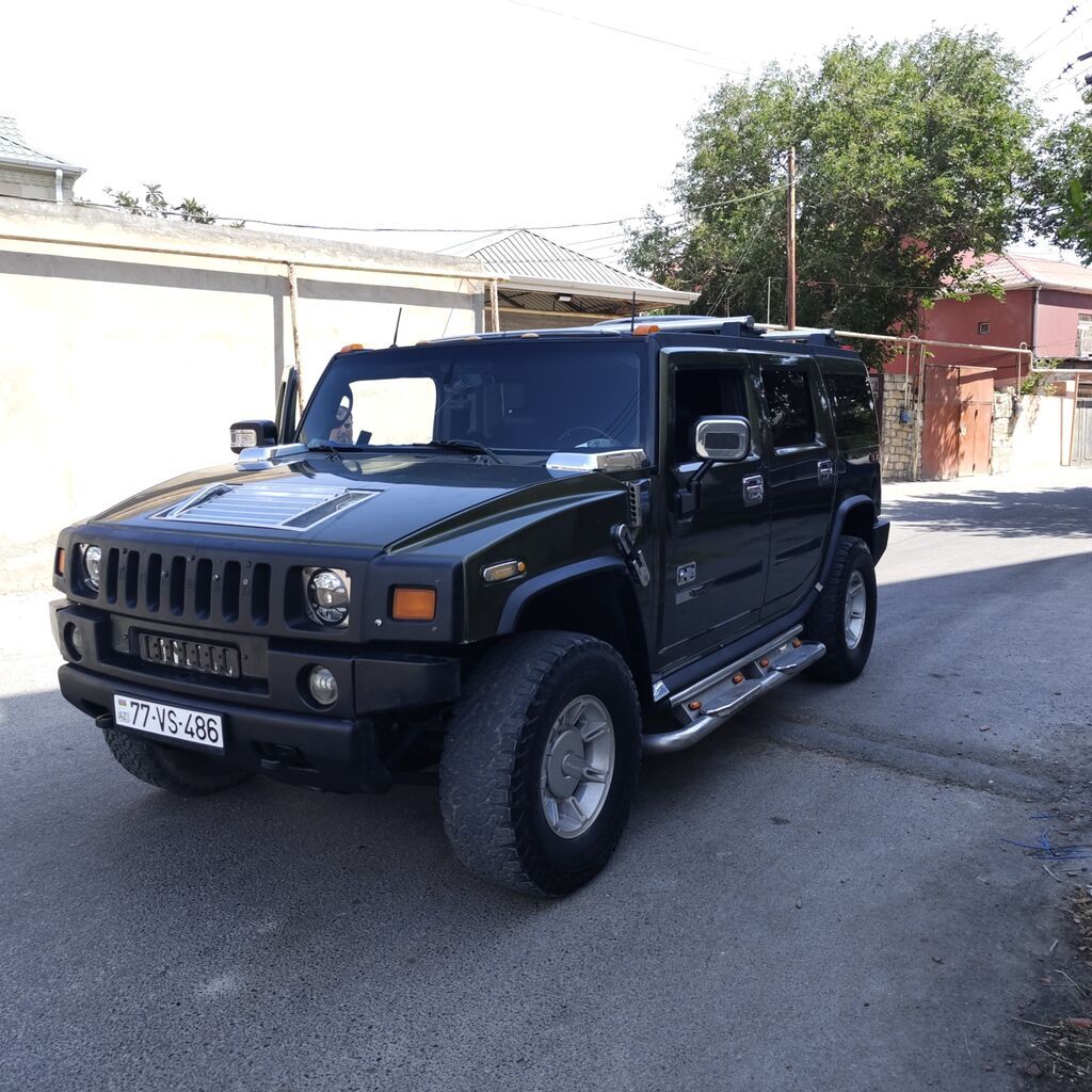Hummer H2 SUV – ofroud və şəhər üçün güclü və komfortlu model 77-VS-486 — Avtomobillər, Masazır (9)