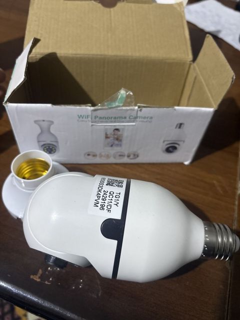 WiFi Panorama Kamera – lamp şəklində IP kamera - E27 lamp — Pirəkəşkül