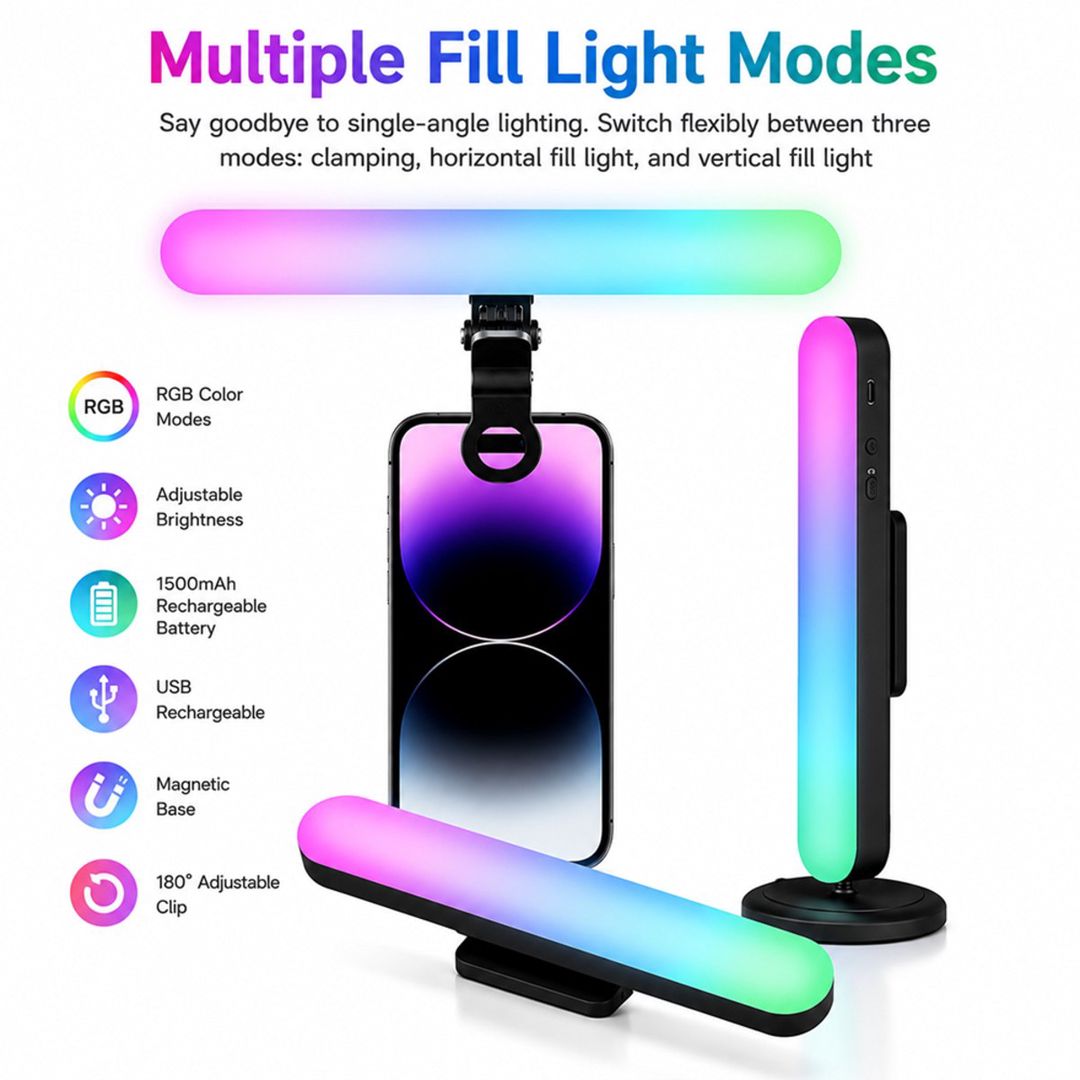 RGB LED lampa mj-21 clip fill light — İşıqlandırma, Bakı
