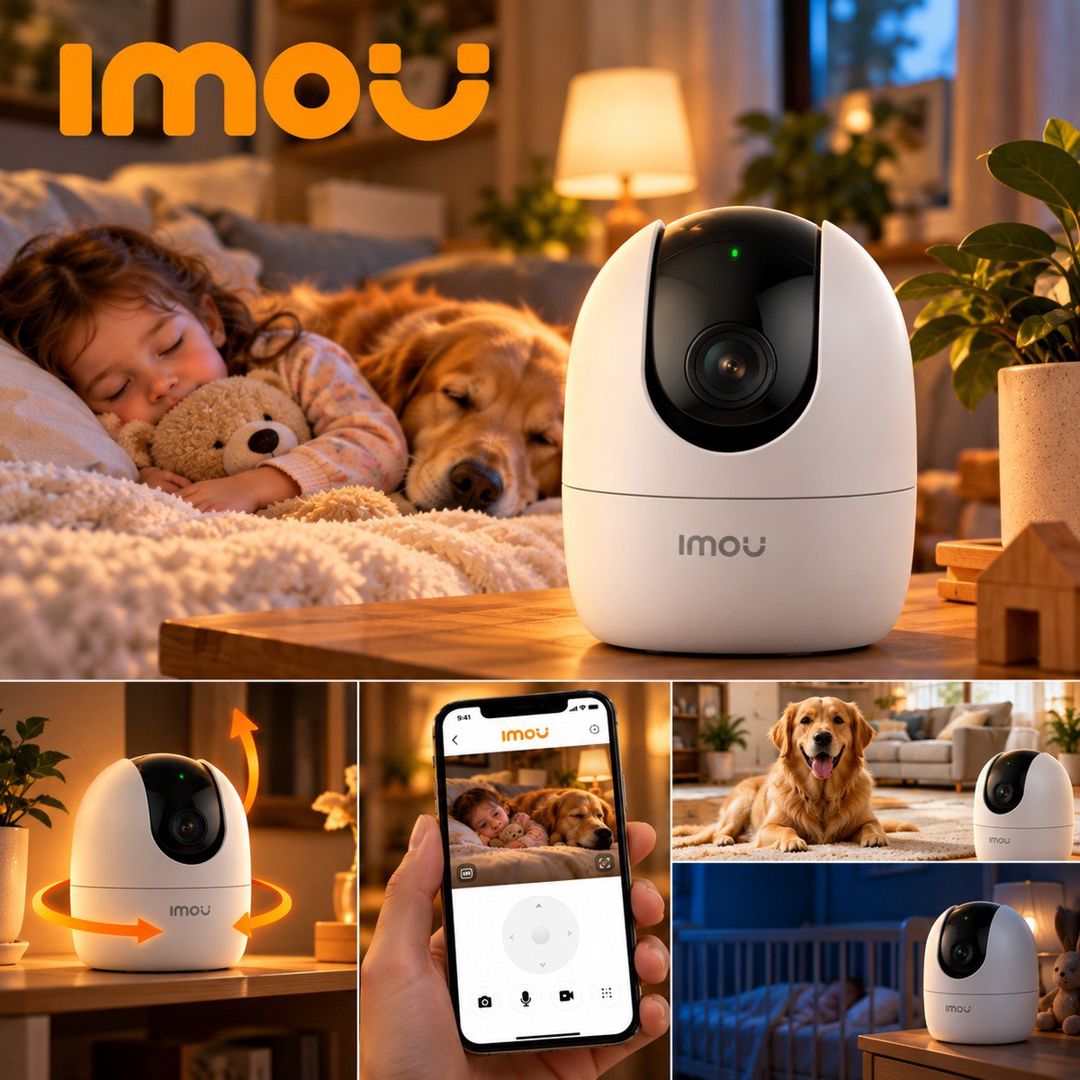 Imou Ranger 2 3MP – 360° WiFi Ev Kamerası — Ağıllı ev və təhlükəsizlik, Bakı (2)