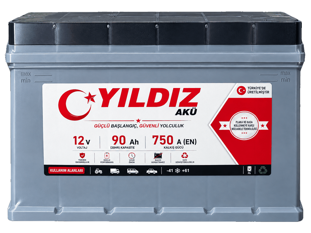 Yıldız 90 ah - 750 sae — Akkumulyatorlar, Bakı