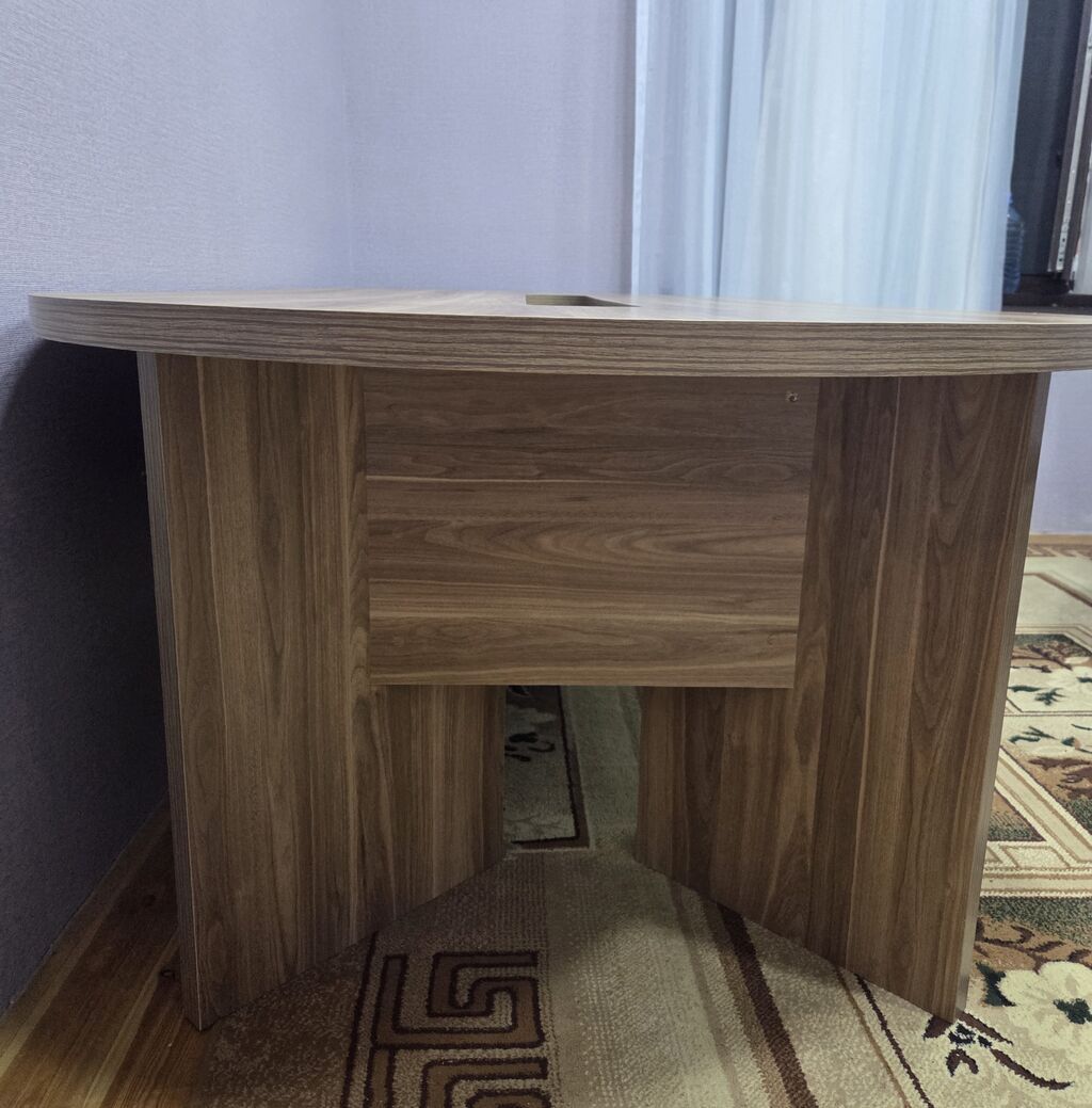 Oval masa, Siyirməsiz, Teksturalı laminat, Zəmanətsiz, Kredit yoxdur — Ofis mebeli, Bakı (3)