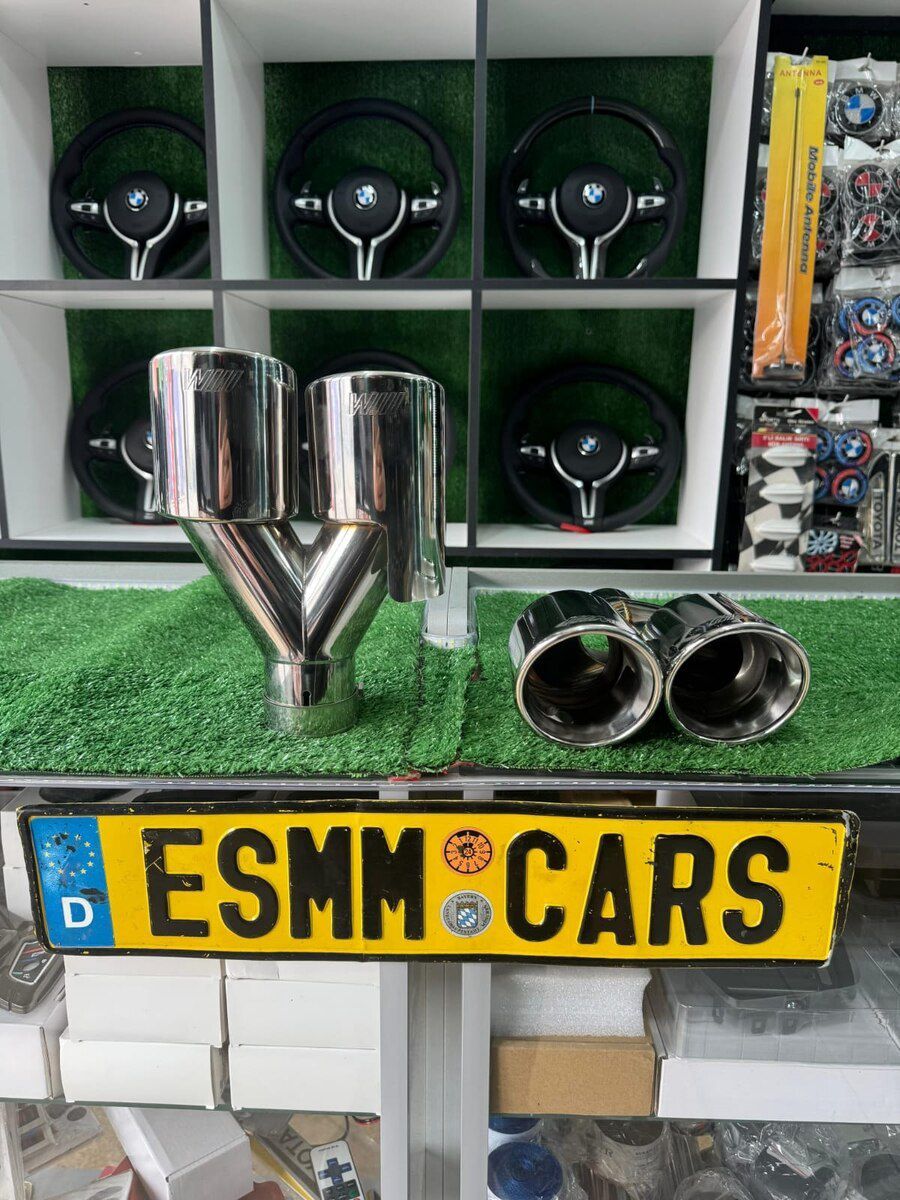 M qara xrom 90mm səsboğucu başlığı — Ehtiyat hissələri və aksesuarlar, Bakı (4)