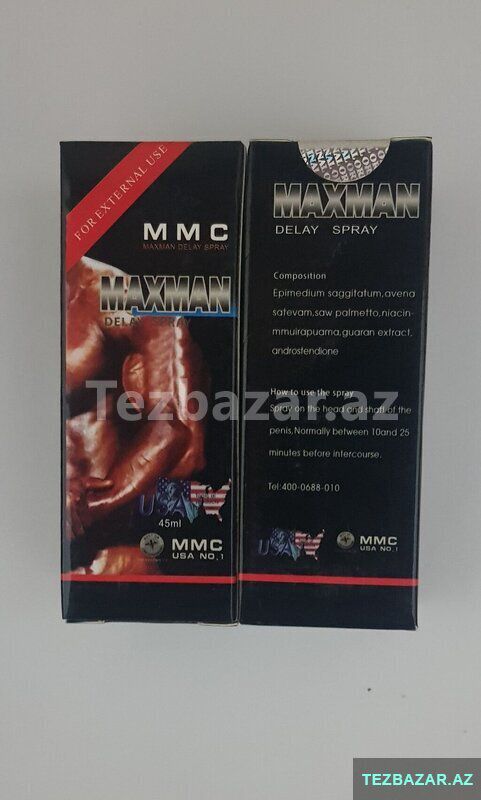 Max man gecikdirici sprey — Gözəllik və səhiyyə, Bakı