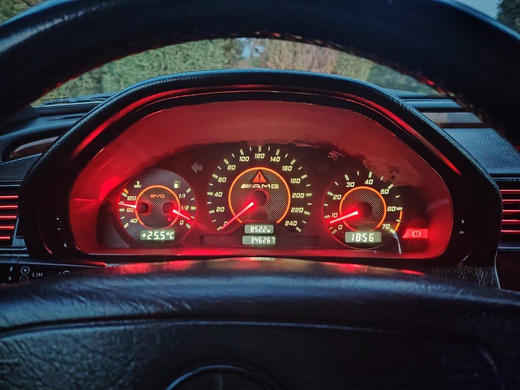 Mercedes C 200, 2.0 L, 1998 il, 346 267 km 20-DU-526 — Avtomobillər, Gəncə (7)
