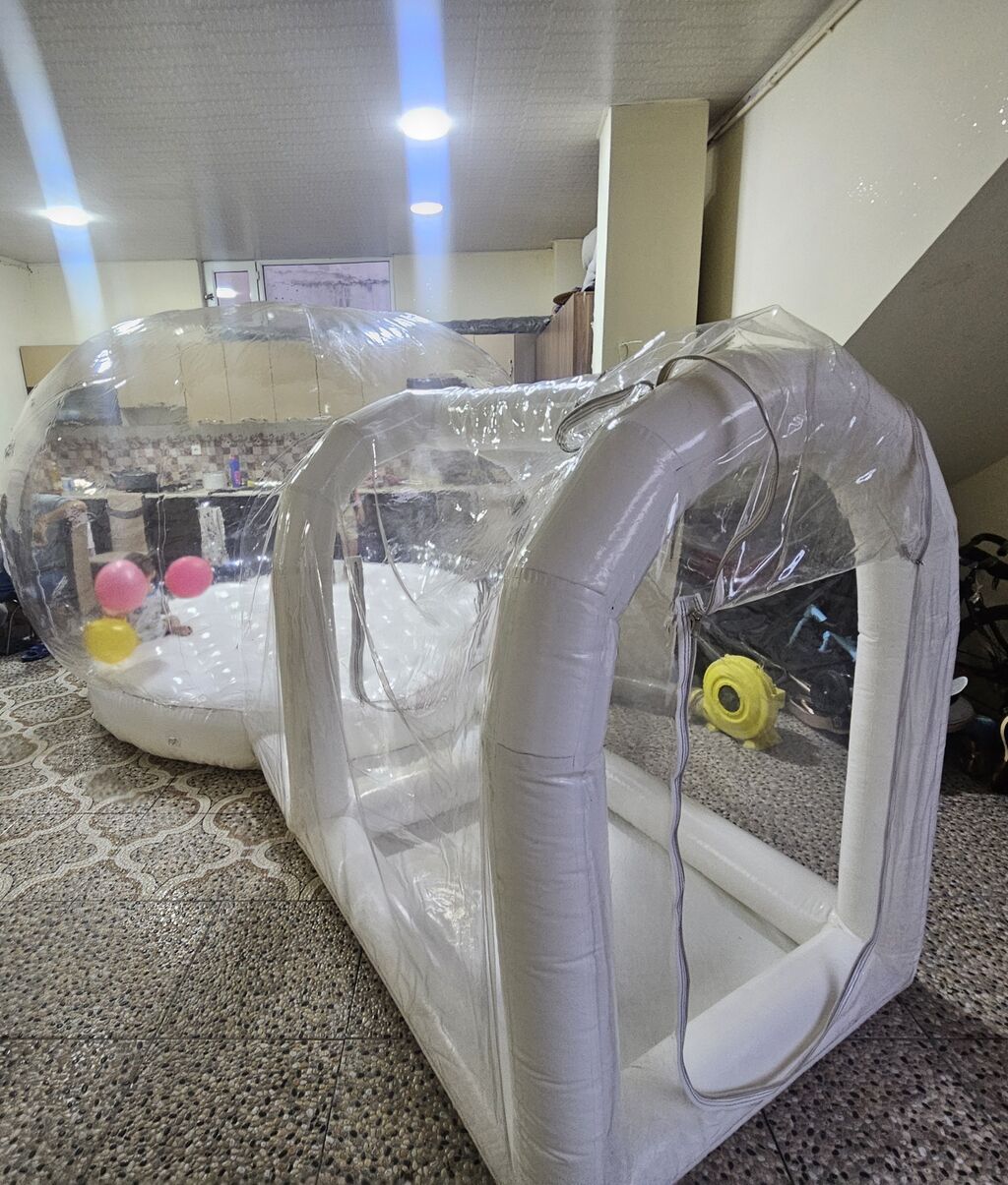Şişmə şəffaf “balon otaq” – uşaqlar üçün təhlükəsiz oyun kubu Uşaqlar — Oyun çadırları və evləri, Bakı