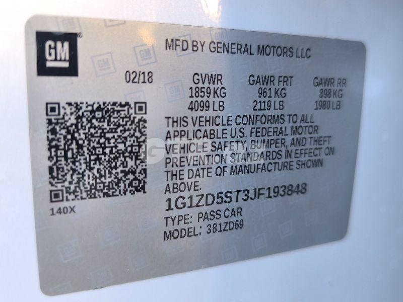 Chevrolet Malibu 1.5 L, 2018, 223 000 km — Avtomobillər, Bakı (7)