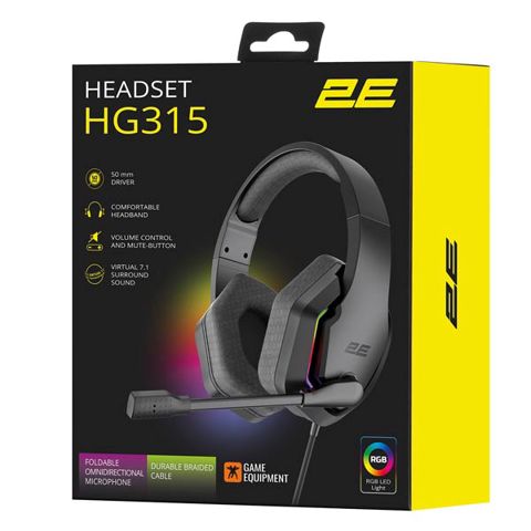 2E-HG315 7.1 Gaming Headset 2E-HG315 7.1 Black — GamePower