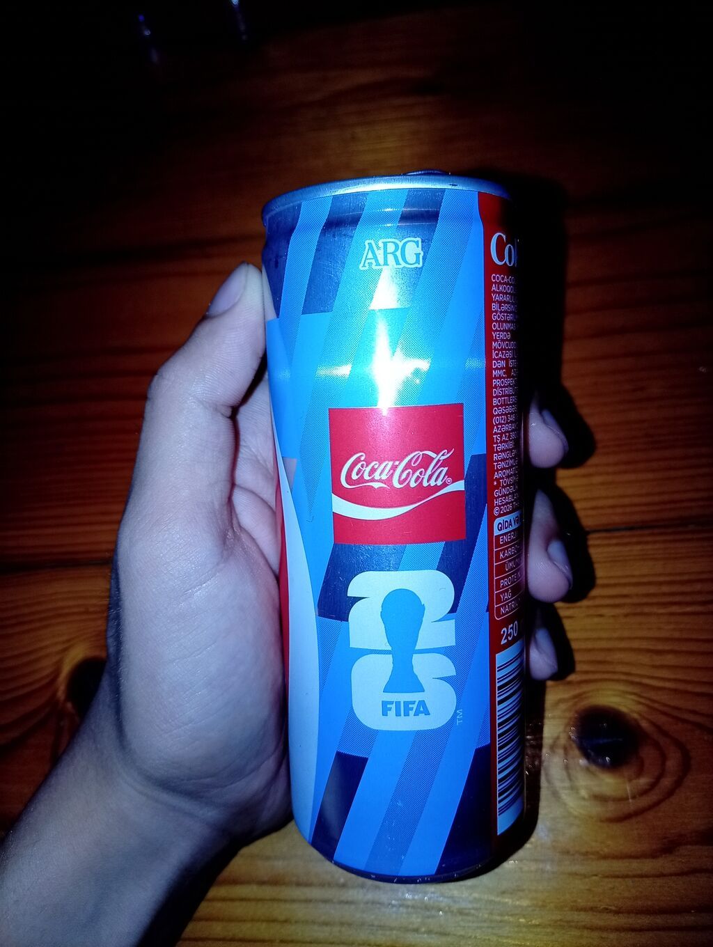 Məhsul: Coca‑Cola 250 ml – Fıfa 2026 tematik kolleksiya qabları — Qida məhsulları, Bakı (2)
