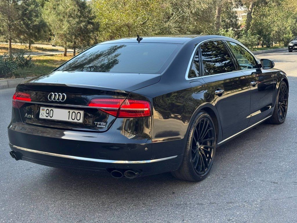 Audi A8, 4.0 L, 2014 il, 206 000 km — Avtomobillər, Bakı (9)
