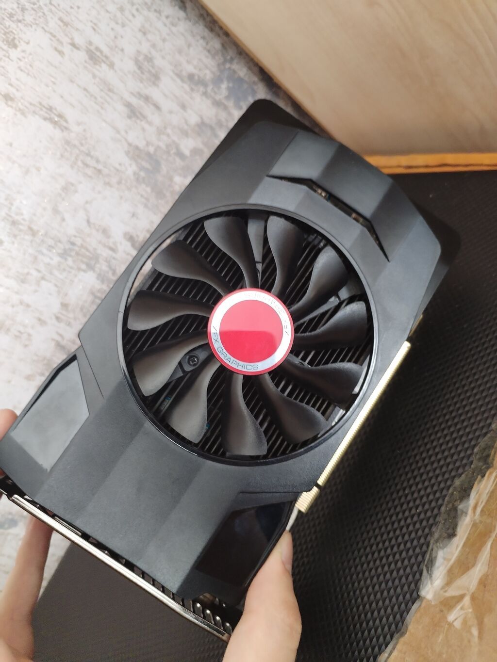 Videokart XFX Radeon RX 560, 4 GB, İşlənmiş — Qrafik kartlar, Şəki (2)