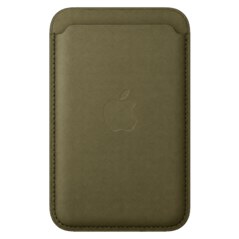 Apple IPhone Wallet with MagSafe FineWoven MK9K4ZMA Dark Olive — Bakı