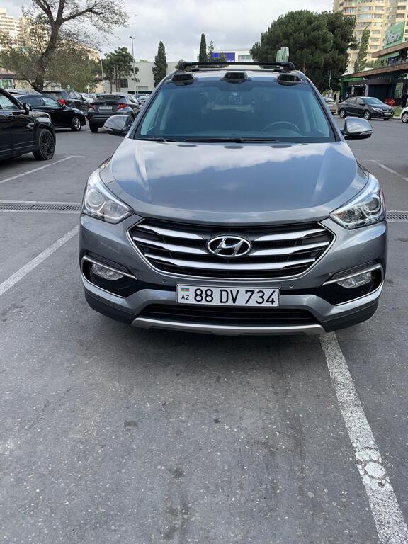 Hyundai Santa Fe, 2.0 L, 2017 il, 193 000 km 88-DV-734 — Avtomobillər, Bakı