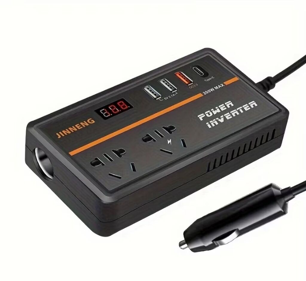 Jınneng Power Inverter – avtomobil üçün DC 12V AC çevirici — Avtomobil aləti, Gəncə