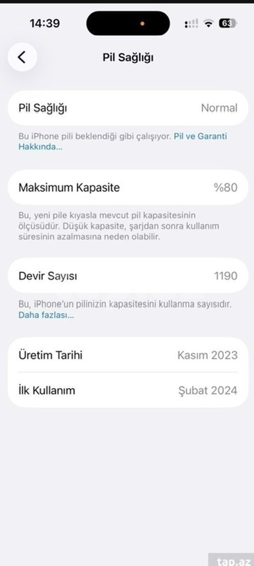 IPhone 15 Pro, Natural Titanium, Face ID — Apple iPhone, Bakı (3)