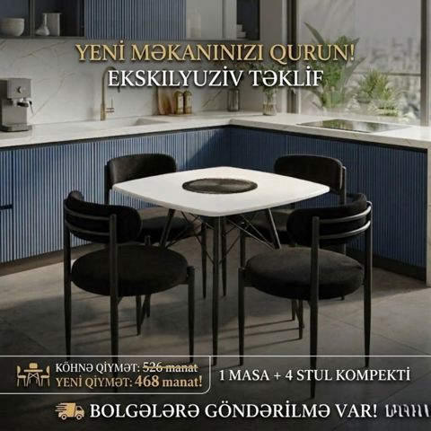 Masa və oturacaqlar — Bakı