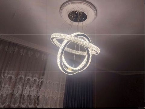 Led Çılçıraq, 4 və daha çox lampa, Metal — Ağstafa