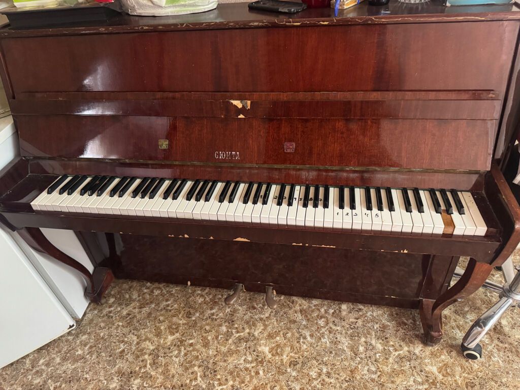 Sobiyet (Сюйта) akustik pianino - Tip: Dik (upright) akustik pianino — Pianino və digər klaviş alətləri, Bakı (2)