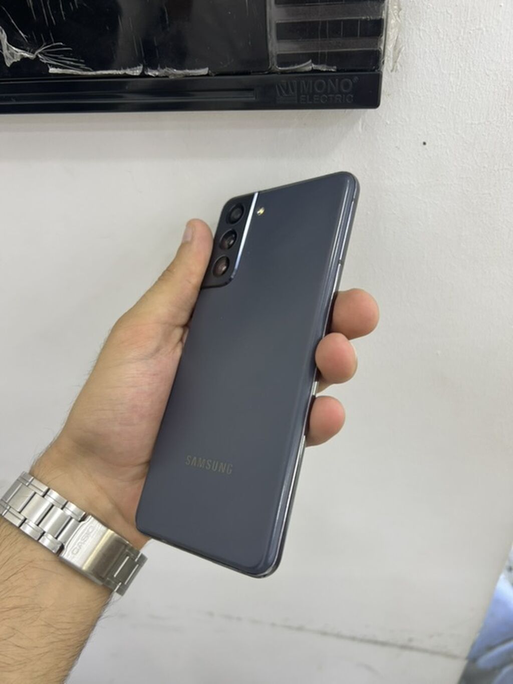 Samsung Galaxy S21, 128 GB, rəng - Boz, Simsiz şarj — Samsung, Gəncə (3)