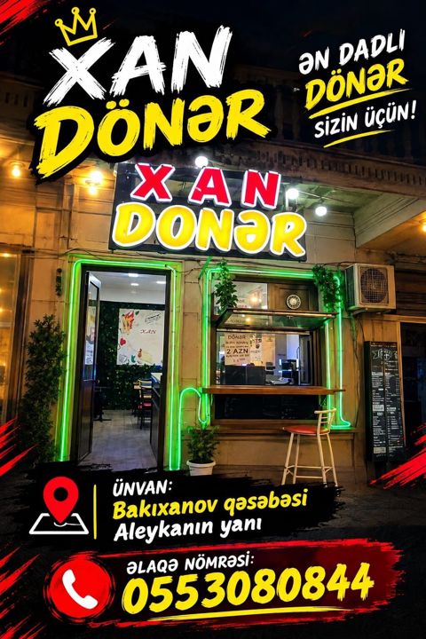 Hamiya salam doner xana satilir esas yolun kenarinda biznes satilir — Digah