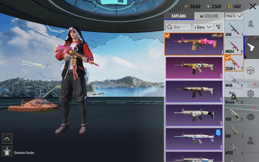 Pubg Mobile hesabı – zəngin kolleksiya, - Keleksiyon; 40 Geniş — Şəxsi əşyalar, Xızı (6)