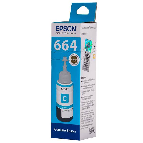 Epson 664 CY Ink Bottle (Cyan) - 70 ml — Mallar, Bakı
