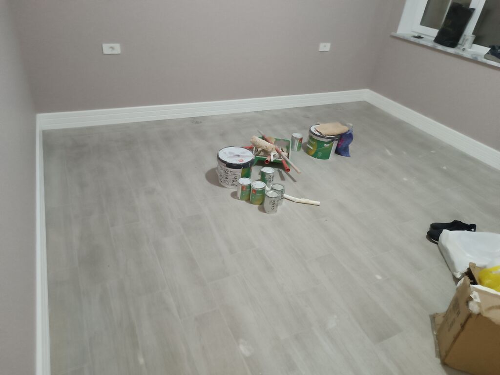 Laminat döşəmə və plintus montajı xidməti - Laminat döşəmələrin — Döşəmə və tavan işləri, Digah (8)