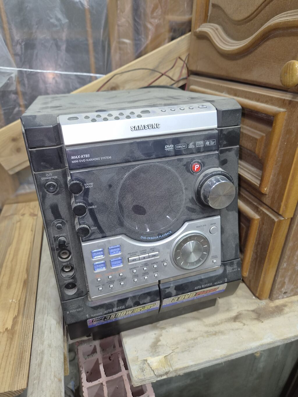 Samsung MAX-XT85 mini DVD karaoke sistemi və akustik kolonka dəsti — Akustik sistemlər, Xırdalan (2)