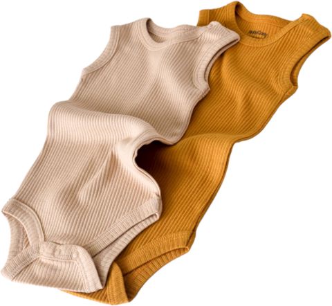 Oğlanlar üçün 2 ədədli bodi dəsti BabyCosy CSYM11104, rəngbərəng, pambıq, ölçü 9-12 ay — Bakı
