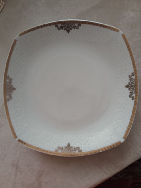 Boşqablar, 1 əd, rəng - Ağ, Farfor — Tableware and kitchen accessories