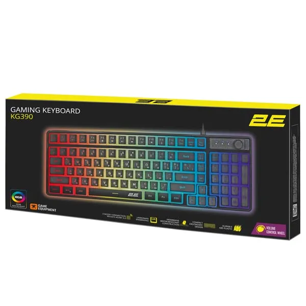 2E KG390 Wireless Gaming Keyboard 2E-KG390UBK-WL — Bakı