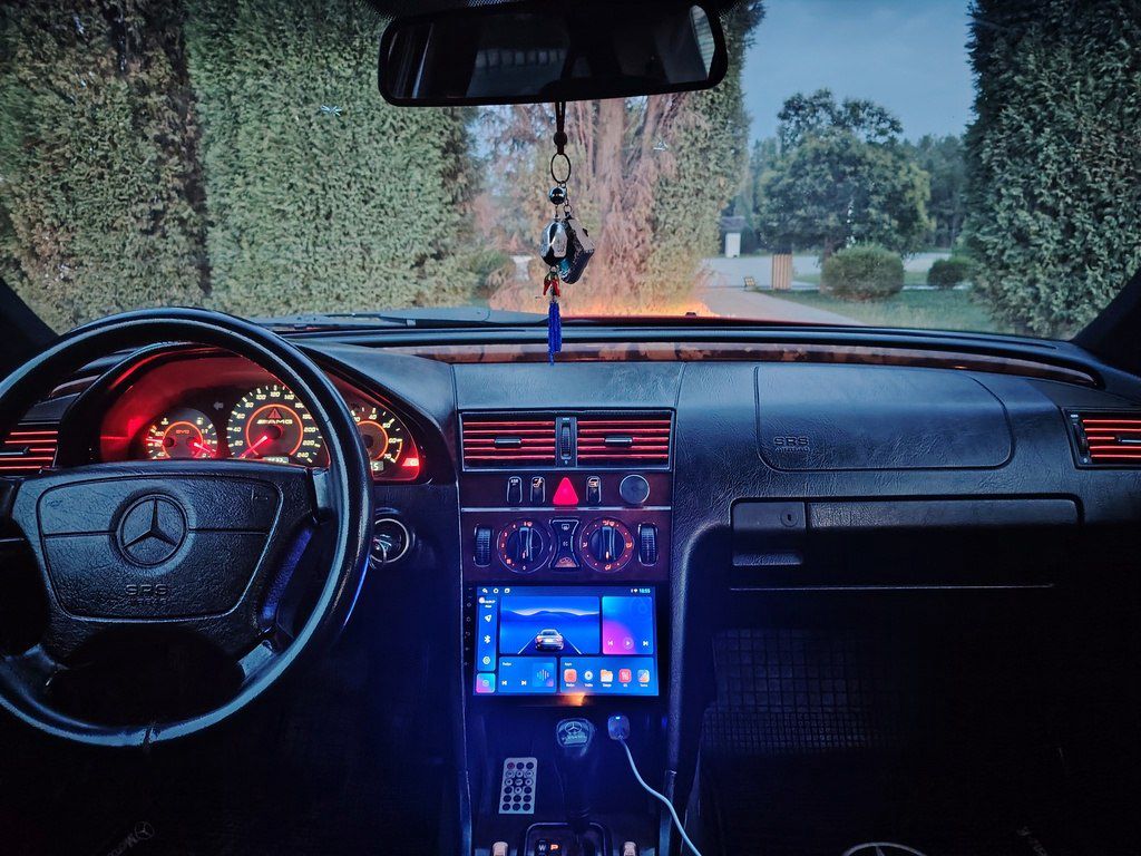 Mercedes C 200, 2.0 L, 1998 il, 346 267 km 20-DU-526 — Avtomobillər, Gəncə (8)