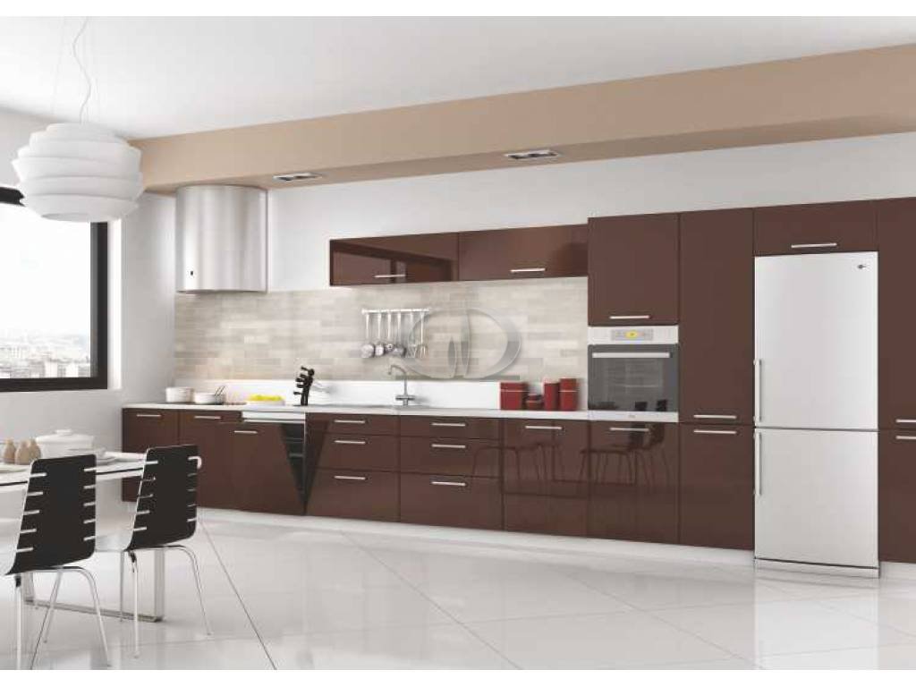 Akril (Panel MDF) materiallı mətbəx mebeli — Mətbəx mobilyası, Bakı (8)