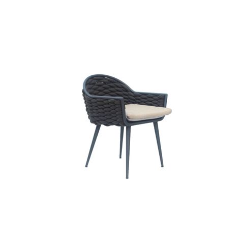 Bağ kreslosu Skyline Design Serpent, qoltuqlu, alüminium karkas, açıq hava üçün uyğun - 23519 — Bakı