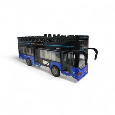 Avtobus Istoys, plastik, göy/qara, 3+ yaş — Bakı